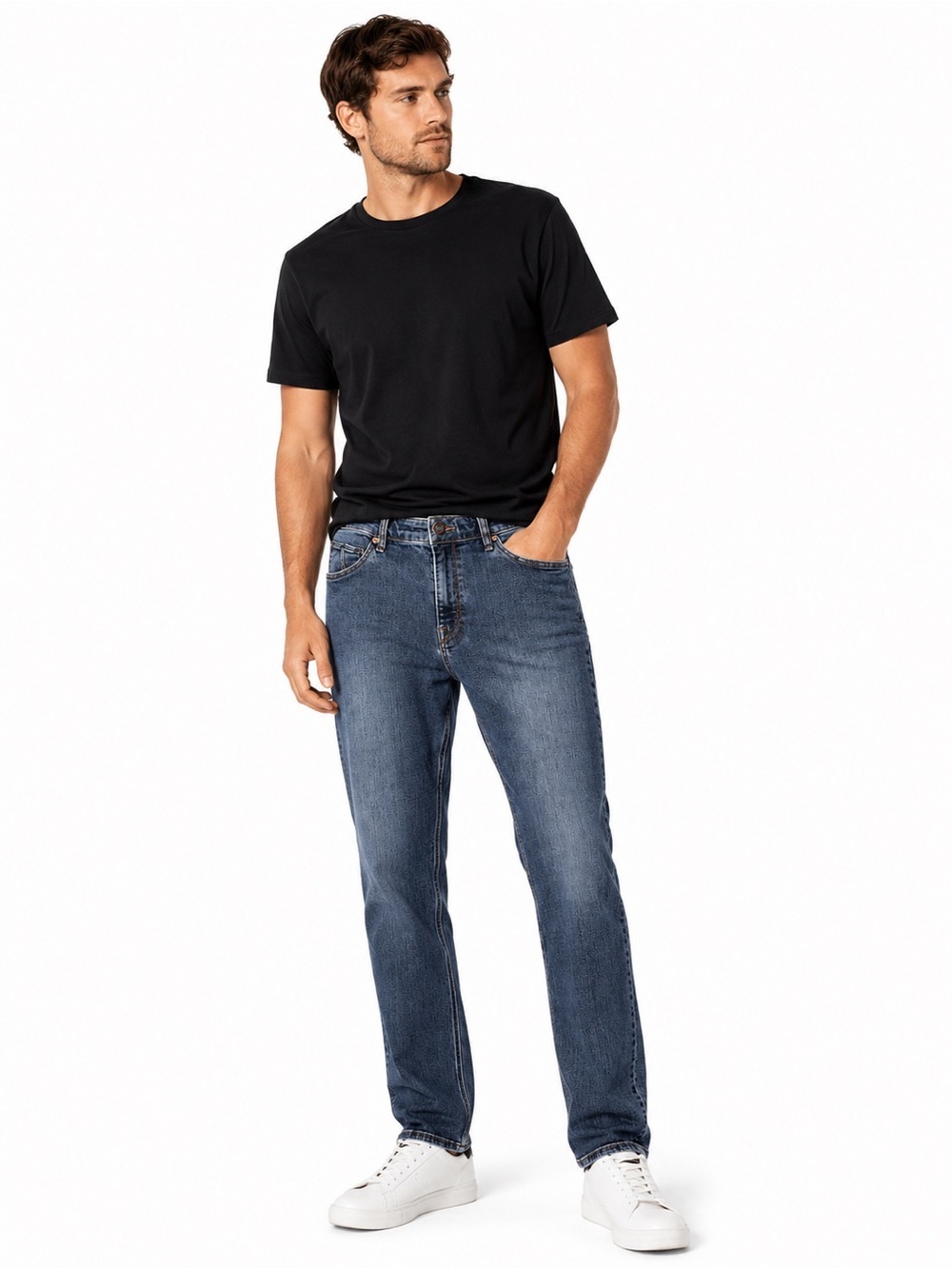 Volcom Kinkade Regular Straight Jeans Men’s 32x32 Blue Stretch Denim